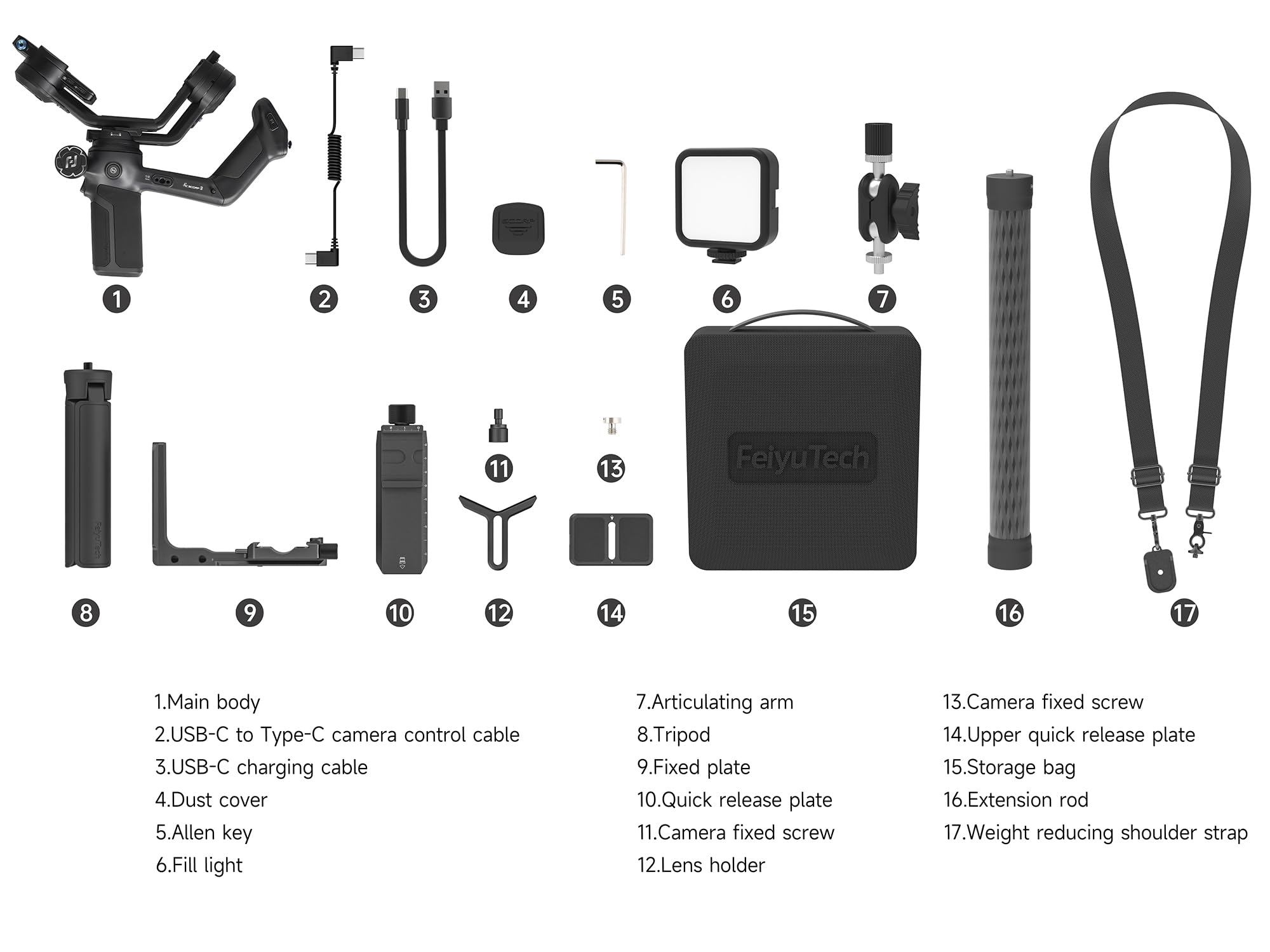 FeiyuTech SCORP 3 KIT Gimbal Estabilizador