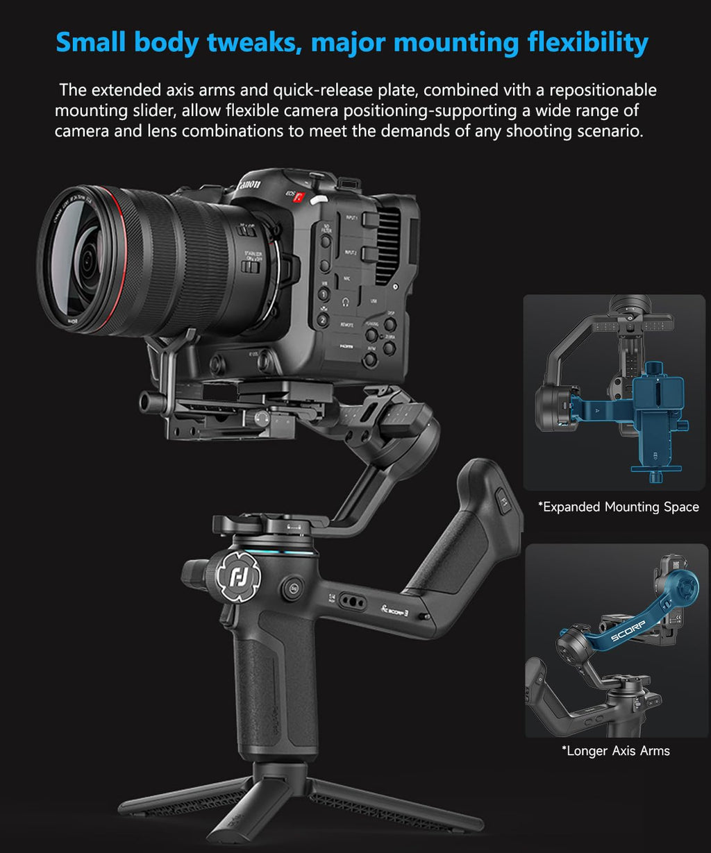 FeiyuTech SCORP 3 KIT Gimbal Estabilizador