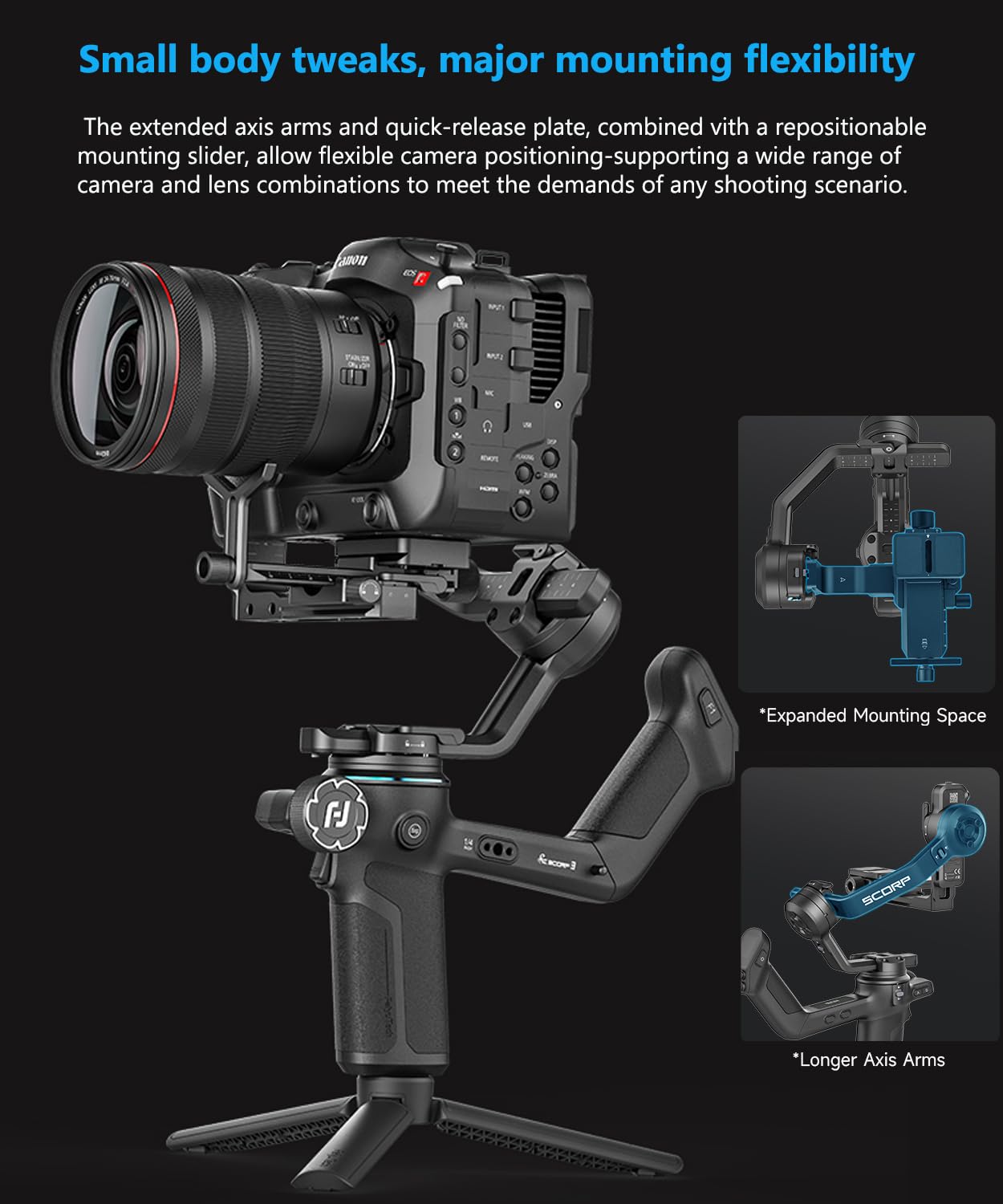 FeiyuTech SCORP 3 KIT Gimbal Estabilizador