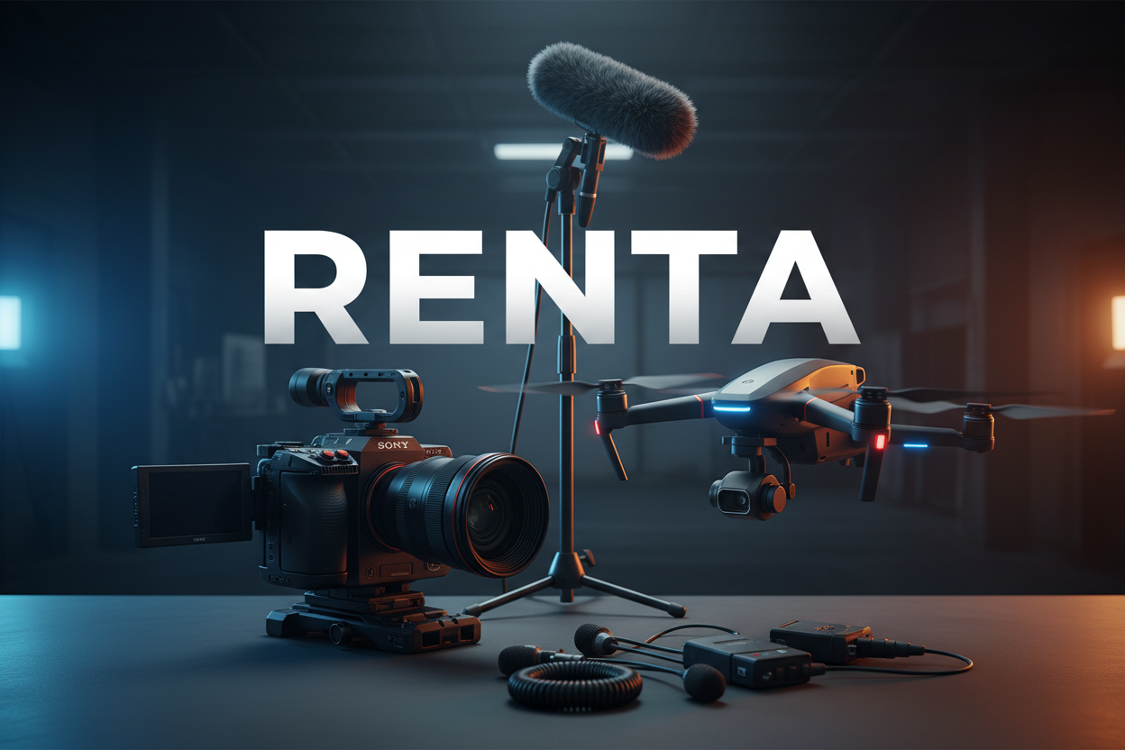 Banner promocional de renta de equipo